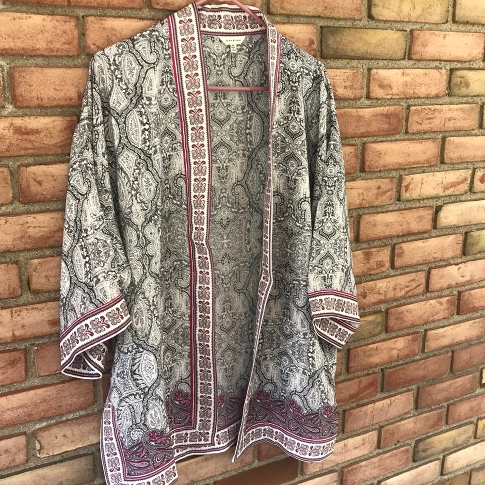 Max Studio, M, paisley, kimono